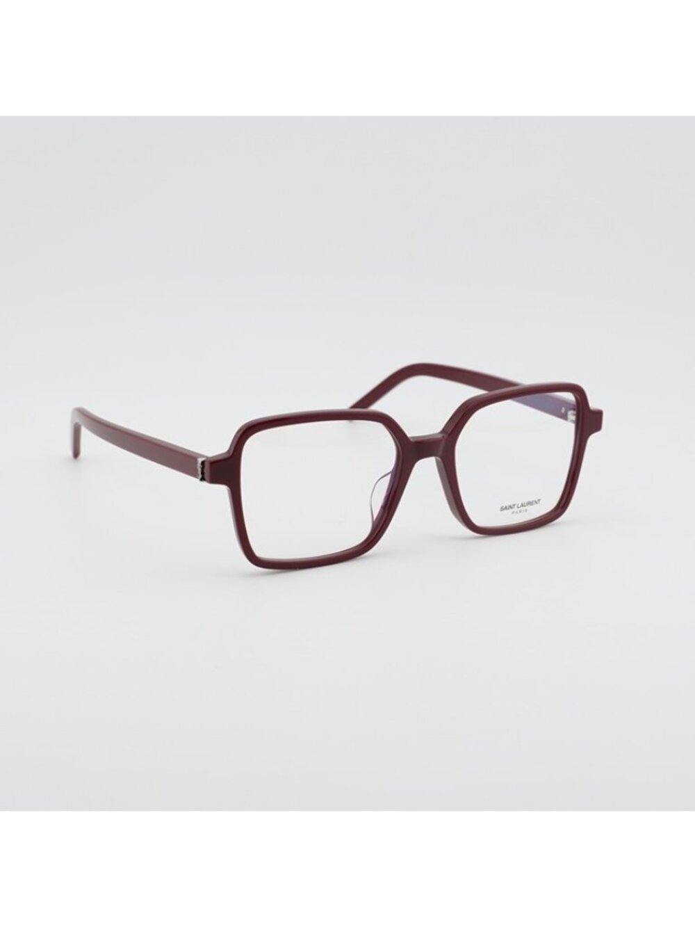 Saint Laurent SL M139 006 Square Eyeglasses Dark Red 54mm Frame - Picture 8 of 12